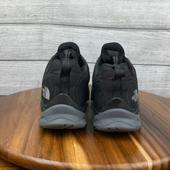 The North Face Vectiv Exploris Waterproof Futurelight Black Leather Shoe Mens 10